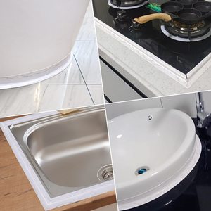 Ruban <span class=keywords><strong>d</strong></span>'angle adhésif en PVC ruban auto-adhésif pour carrelage <span class=keywords><strong>bande</strong></span> <span class=keywords><strong>d</strong></span>'<span class=keywords><strong>étanchéité</strong></span> pour le sol ruban étanche pour la <span class=keywords><strong>cuisine</strong></span> - Product Image 6
