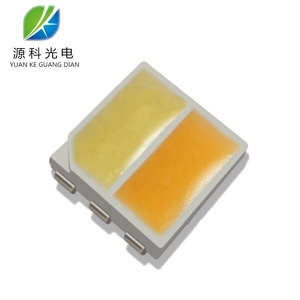 PLCC-6 SMD LED kép màu sắc ấm trắng 6500K đỏ + trắng 5050 3528 3527 2835 Chip LED Diode 3V đầu vào 2 Wát điện RGB màu xanh lá cây CCT lm - Product Image 2