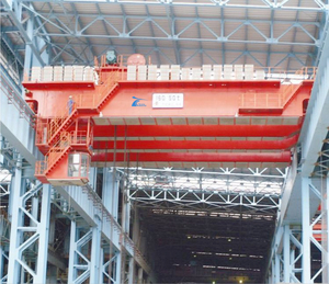 Grúa Puente de Doble Viga de 2 Toneladas, Altura de Elevación de 25 m, Grúa Industrial de 2T con Control Remoto Inalámbrico para Taller - Product Image 5