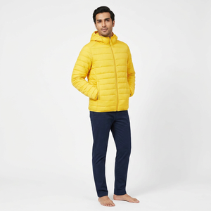 Veste d'hiver matelassée unisexe de haute qualité, dernier style, longue veste matelassée avec tissu réfléchissant, veste matelassée de qualité pour homme - Product Image 1
