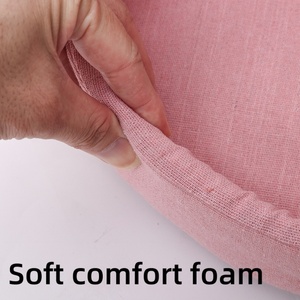 Small Nature Cotton Linen Fabric Cat <b>Bed</b> Cave Wholesale Soft Foam <b>Travel</b> Home Use Washable Print Pattern Box for Pet <b>Dog</b> Cat - Product Image 6