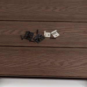 Système de revêtement de <span class=keywords><strong>sol</strong></span> WPC avec clips pour terrasses extérieures, clips de terrasse en acier inoxydable avec vis - Product Image 6