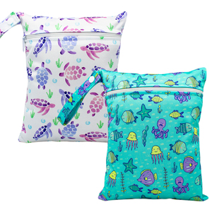 Bolsas de tela lavables de marca privada para <span class=keywords><strong>pañales</strong></span> de bebé, bolsa impermeable - Product Image 1