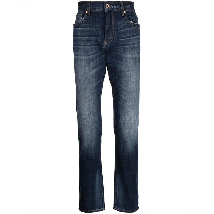 Men s Washed Jeans Street Style