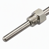 Sensor Suhu Termokopel Tipe Probe Transmitter 4-20ma Akurasi Tinggi untuk Pendingin, Air Panas, Air Industri OEM ODM
