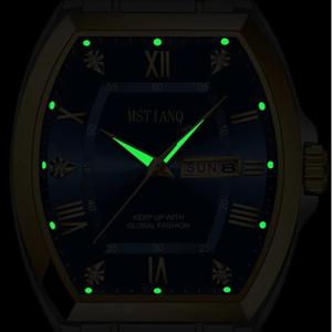 Reloj de Pulsera de Cuarzo de Lujo para Hombre LP08, Nuevo Modelo, Deportivo, Luminoso, Resistente al Agua, con Fecha, Esfera Tonneau, para Hombre, MSTIANQ - Product Image 3