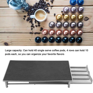 De acero inoxidable de café <span class=keywords><strong>Nespresso</strong></span> cápsula cajones - Product Image 4