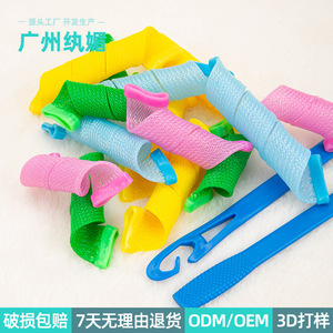 Kit de boucleurs pour grandes boucles sans chaleur, outil de coiffage en plastique pour franges, boucleur à effet vague d'eau, bande de coiffage polyvalente - Product Image 2