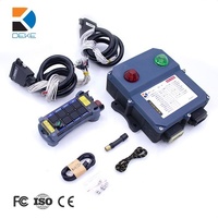 Télécommande sans fil DEKE AC/DC24V 48V 110V 220V 380V étanche avec 7 boutons à double vitesse, portée jusqu'à 300 m, certifiée CE
