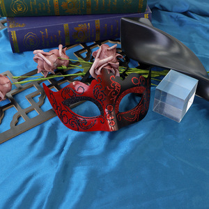 Máscara de Encaje Grueso Pintada para Parejas, Cubre Ojos, para Fiestas y Bailes de Máscaras, para Hombres y Mujeres - Product Image 6