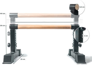 Pasadores deportivos <span class=keywords><strong>de</strong></span> altura ajustable, pasadores <span class=keywords><strong>de</strong></span> madera, barras <span class=keywords><strong>de</strong></span> madera <span class=keywords><strong>de</strong></span> realce, soporte <span class=keywords><strong>de</strong></span> mano - Product Image 2