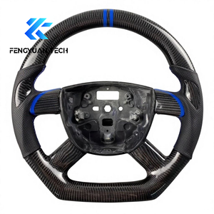 Volante de Fibra de Carbono Alcantara Forjado con Calefacción Personalizado para <span class=keywords><strong>Ford</strong></span> <span class=keywords><strong>Focus</strong></span> St 2 rs St Mk3 Mk2 <span class=keywords><strong>Mk4</strong></span> Mk2.5 Xr5 2014 2015 2013 - Product Image 5