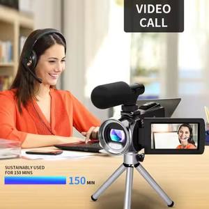 高品質18倍ズーム低価格360度会議48mp野生生物ビデオカメラカムコーダー4k48mpウルトラHD Youtube Vlog - Product Image 2