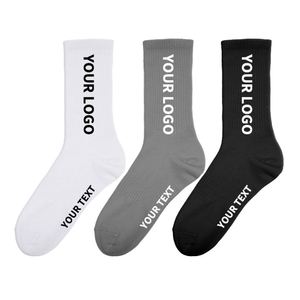 ถุงเท้าผู้ชายผ้าฝ้ายแบบเรียบๆ สไตล์ลำลอง มีสินค้าพร้อมส่ง ขายส่ง ถุงเท้าปั่นจักรยานเสือภูเขา - Product Image 1