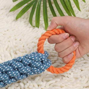 Juguetes de Cuerda para Perros 2026, con Doble Asa y Nudos, Ideales para Masticadores Fuertes, Limpian los Dientes, Adecuados para <span class=keywords><strong>Cachorros</strong></span> - Product Image 5