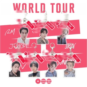 Offre Spéciale 2026 – Porte-clés en acrylique BTS World Tour <span class=keywords><strong>V</strong></span> JIN SUGA J-<span class=keywords><strong>Hope</strong></span> – Pendentif pour sac, groupe d'idoles KPOP, cadeau d'anniversaire - Product Image 1