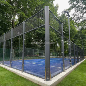 Installation facile Terrain de sport décontracté Padel 20*10m Ensemble complet de terrain de tennis Padel classique - Product Image 1