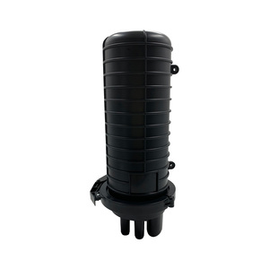 Boîtier de raccordement optique elliptique vertical 1 entrée 6 sorties, type dôme, pour câble FTTH - Product Image 1