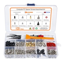 Kit de vis et boulons de montage OKYN-G6793 pour boîtier PC, ventilateur de disque dur, carte mère, alimentation, serveur, HDD, PSU, PCI – Réparation DIY