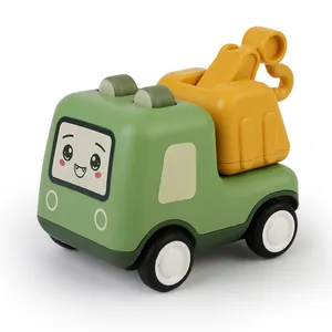 شاحنة صغيرة بمقدمة من الرافعة بمفاتيح لعبة مضيئة وموسيقية حديثة الإصدار لعام 2024 للأطفال