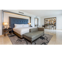 Ensemble de meubles de chambre d'hôtel 5 étoiles de luxe, mobilier moderne sur mesure pour projets hôteliers