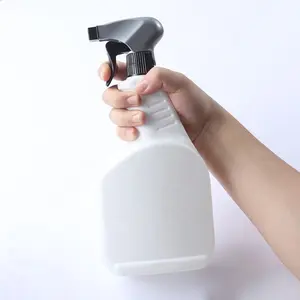 Espray de limpieza líquida para habitación, botella vacía personalizada de PE, 500ml, 1 litro, para limpieza de cocina, desinfección, detergente, gatillo rociador