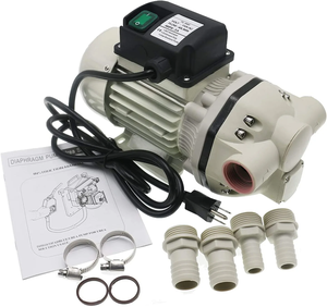 Bomba de diafragma portátil de 1 pulgada y 12 voltios para agua, químicos y AdBlue, autocebante para relleno móvil - Product Image 1