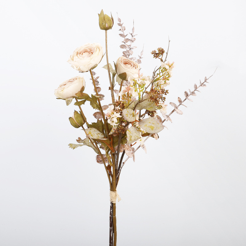 Hoja de eucalipto (blanco otoño)