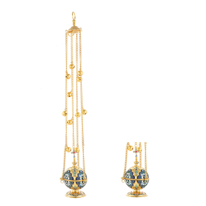 Brûle-encens en or, crucifix de Jésus, croix murale, croix orthodoxes, décoration d'église, église <span class=keywords><strong>orthodoxe</strong></span> <span class=keywords><strong>russe</strong></span> - Product Image 1