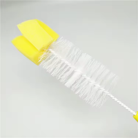 Brosses de nettoyage à long manche en plastique pour la maison Brosse pour biberon et tasse de lait pour bébé Brosse éponge pour usage quotidien