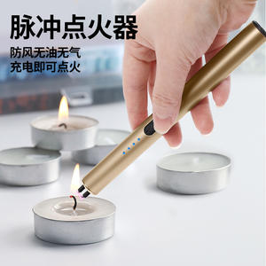 Encendedor Electrónico de Pulso, 17cm, de Aluminio, Recargable por USB, para Velas y Sellado de Cera - Product Image 4