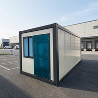 Casa Contenedor Plegable de 20 Pies de Ensamblaje Rápido, de Acero de Lujo y Ecológica para Hotel, Airbnb, Edificio de Oficinas y Uso Residencial