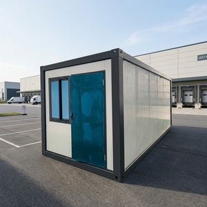 Maison conteneur préfabriquée pliable 20 pieds à assemblage rapide, en acier de luxe, écologique, pour hôtel, Airbnb, bureau et usage résidentiel - Product Image 1