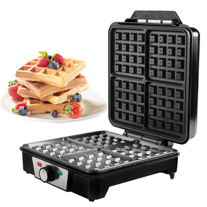 Aifa personnalisé <span class=keywords><strong>pas</strong></span> <span class=keywords><strong>cher</strong></span> puissance nouvelles personnes Panini <span class=keywords><strong>rond</strong></span> carré 4 tranches coeur 4 pouces mini gaufre cône de fer machine - Product Image 1