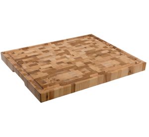 Tabla de Cortar de Madera de Arce con Ranura, Asas Empotradas y Patas de Goma - Product Image 5