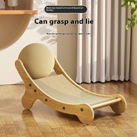 Meow Music Square - Grand grattoir pour chat en sisal écologique de luxe, classique, 40 cm, jouet toutes saisons, nouvel an