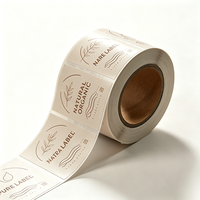 Fabricant Jinyu, vente en gros d'autocollants de forme personnalisée de haute qualité, étiquettes imperméables pour emballages de bougies en forme de pilier