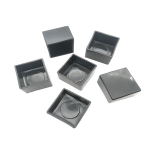 Couvre-pieds carrés en PVC Hanzhe 40 mm, durables et protecteurs pour tables et chaises, utilisation silencieuse - Product Image 2