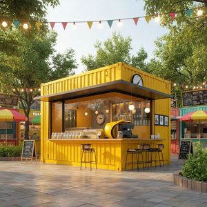 LDYZ Unité de logement modulaire préfabriquée pliable <span class=keywords><strong>en</strong></span> acier à construction rapide pour restaurant extérieur - Product Image 1
