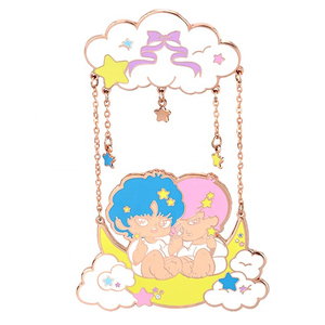 Épingle en émail dur sur mesure en métal mignon <span class=keywords><strong>dessin</strong></span> <span class=keywords><strong>animé</strong></span> épinglette insigne Kawaii Anime cadeau Logo émail broche - Product Image 6