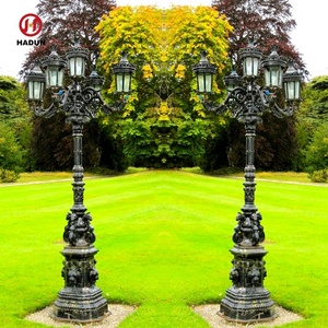 Farola Decorativa de Estilo Europeo <span class=keywords><strong>para</strong></span> Exteriores, Fabricada en Hierro Fundido - Product Image 5
