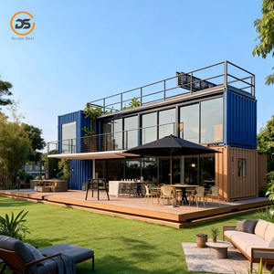 Unidades de Contenedores Multifuncionales, Casas Prefabricadas de Acero Ligero, Diseño Moderno, Puerta Corredera de Doble Vidrio para Tienda - Product Image 2