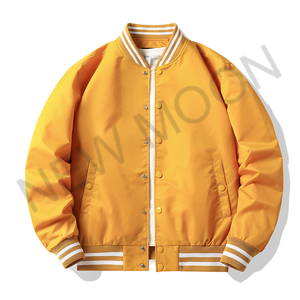 Chaqueta de Piloto Estilo Americano para Primavera y Otoño de Béisbol con Contraste de Color para Hombre Abrigo Transpirable Unisex Chaqueta de Trabajo de Moda - Product Image 4