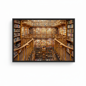 Elegant Printed Canvas Artwork: Modern Office Decor & Wall Hanging,<b>BLACK</b> <b>FRAMED</b> CANVAS - Product Image 2