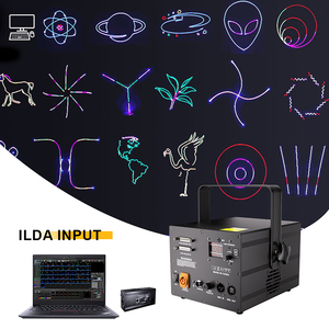 EU Stock 3W RGB Laser Stage Lighting 3D Animation DMX512 APP <strong>Control</strong> 20KPPS <strong>DJ</strong> Laser for Disco Party Wedding - Product Image 4
