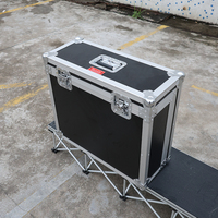 Moniteur personnalisé double écran tactile Station de travail Flight Road Case pour les moniteurs d'ordinateur DELL 24''