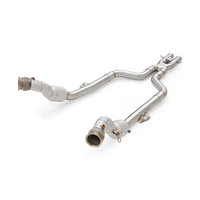 Pour Mercedes-Benz SL600 5.5T R230 2002-2011 : Downpipe 100/200/300 cellules isolé, collecteur d'échappement en X, système d'échappement pour amélioration de puissance