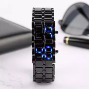 Reloj de Pulsera de Acero Inoxidable para Hombre, Diseño Creativo Único Europeo y Americano, Estilo Lava Led, Moderno, para Parejas, Retro - Product Image 2
