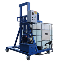 Mélangeur hydraulique pour fûts IBC, support en acier inoxydable pour produits chimiques, mélangeur haute vitesse