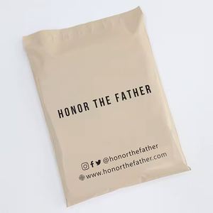 Bolsa de Envío de Color Nude con Logotipo Personalizado, Bolsa de Embalaje de Plástico con Impresión de Logotipo, Bolsa de Envío para Ropa - Product Image 3